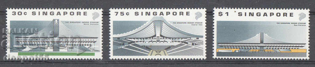 1989. Singapore. Deschiderea unui nou stadion acoperit în Singapore.