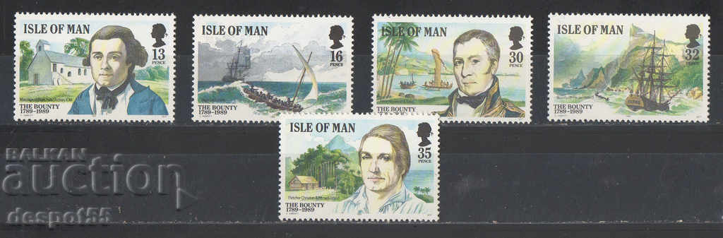 1989. Νήσος του Μαν. 200ή επέτειος της εξέγερσης του Bounty.