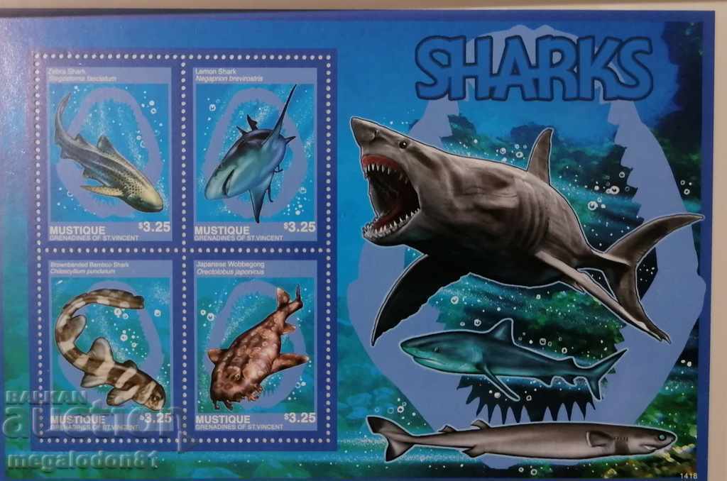 St. Vincent - ocean fauna, sharks