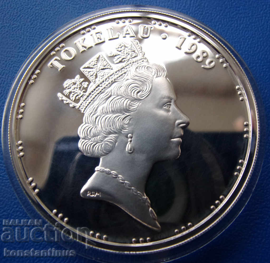 Tokelao 5 dolari 1989 UNC PROOF Rare cu preț € 48.57 | 94.99 BGN