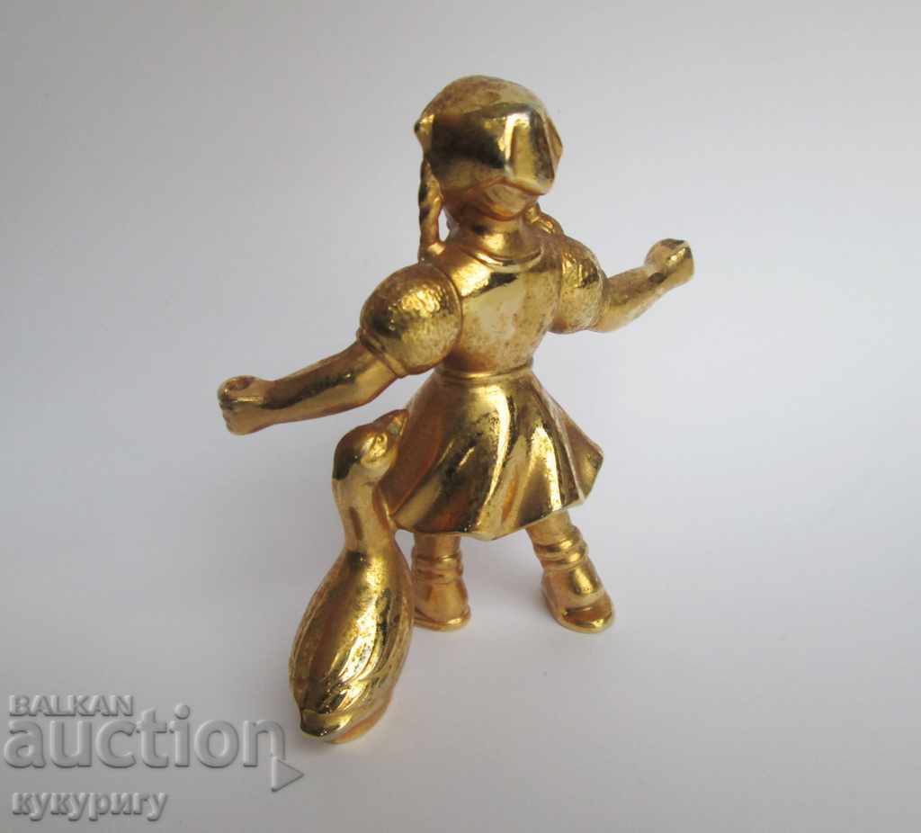 Old gilded metal figure Girl and goose Germany BMF with price 25.00 BGN | € 12.78 Old gilded metal figure Girl and goose Germany BMF with price 25.00 BGN | € 12.78