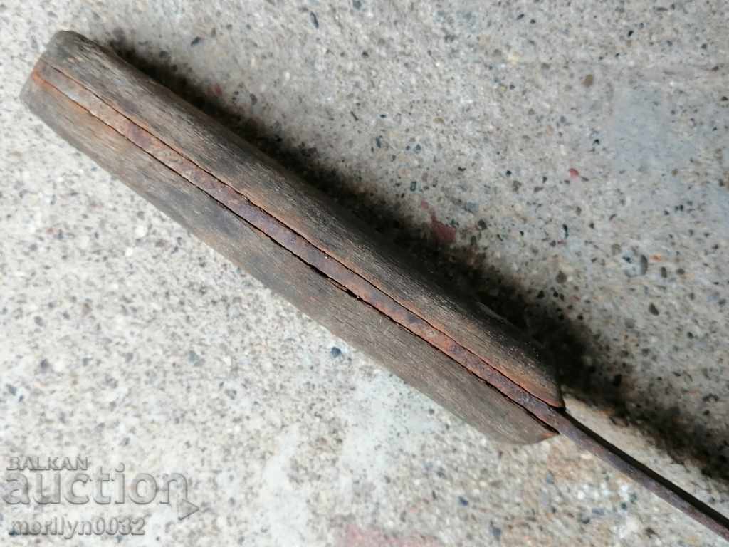 Auction Old butcher knife without kana kama kulak Auction Old butcher knife without kana kama kulak