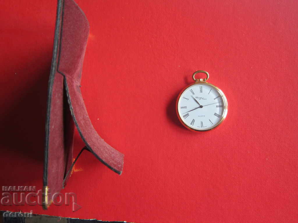 Auction Unique Gold Champ de Coure qvartz Pocket Watch Auction Unique Gold Champ de Coure qvartz Pocket Watch