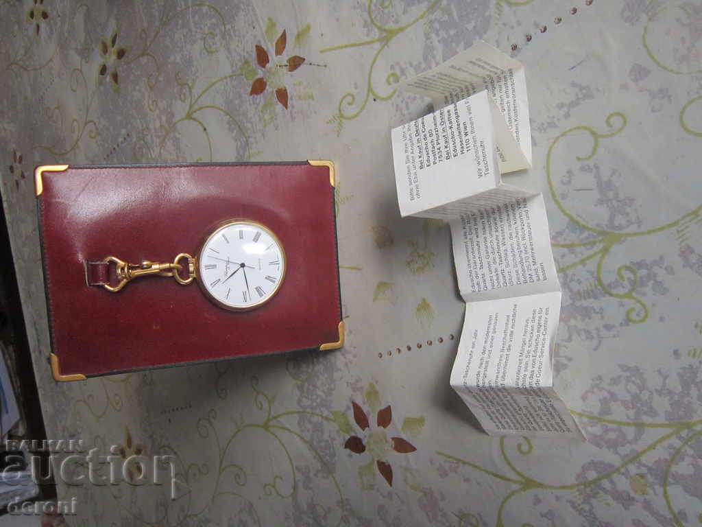 Unique Gold Champ de Coure qvartz Pocket Watch - 7 Unique Gold Champ de Coure qvartz Pocket Watch - 7