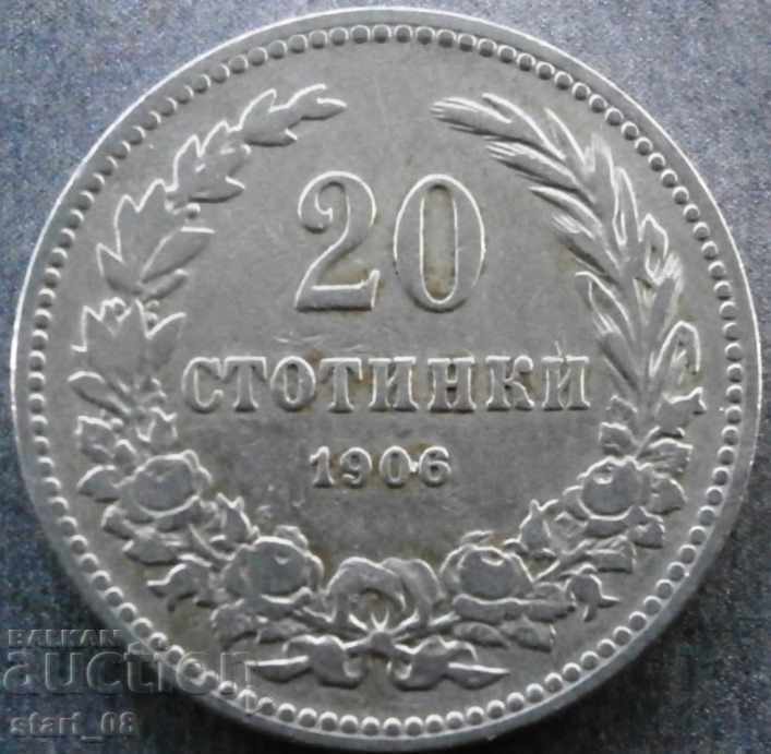 20 cenți 1906