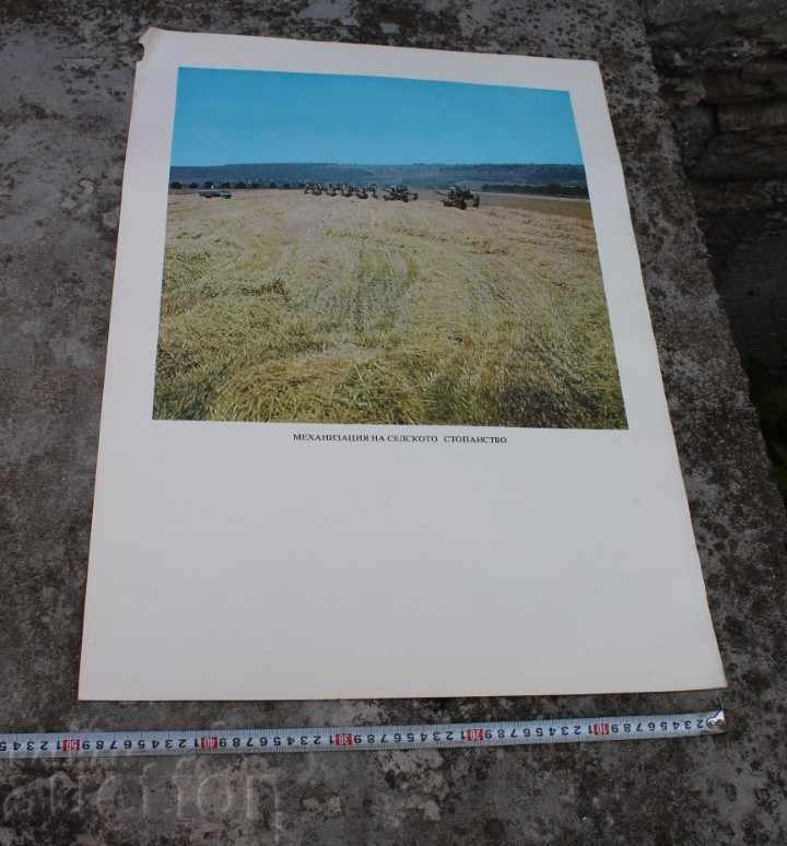 Delivery of MECHANIZATION AGRICULTURE LARGE SOC BOARD PHOTO POSTER Delivery of MECHANIZATION AGRICULTURE LARGE SOC BOARD PHOTO POSTER