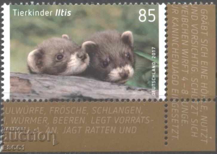 Чиста марка Фауна Малки диви животни  2017 от Германия