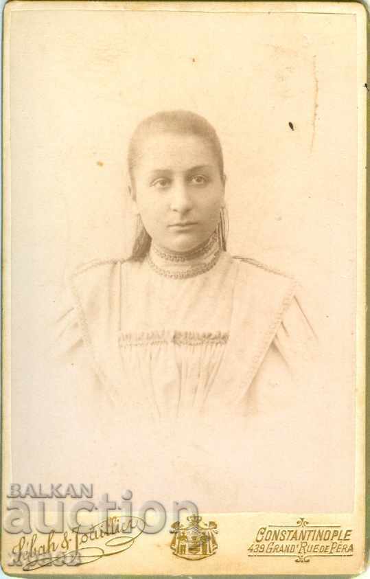 OLD PHOTOGRAPH - CARDBOARD - CONSTANTINOPLE - M1915 OLD PHOTOGRAPH - CARDBOARD - CONSTANTINOPLE - M1915