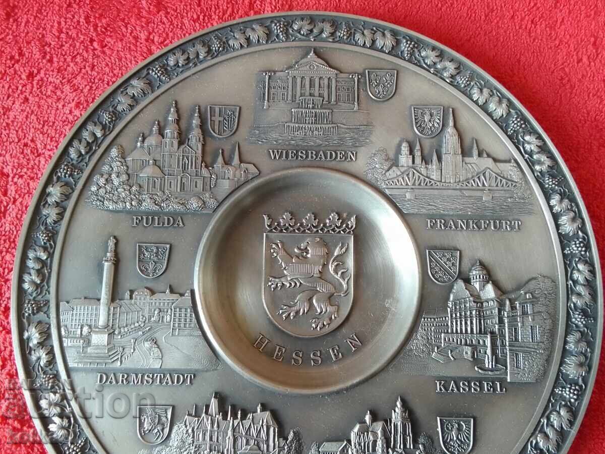 Auction Plate Wall metal Germany cities Coats of arms excellent Auction Plate Wall metal Germany cities Coats of arms excellent
