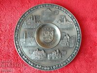 Πλάκα Τοίχος μεταλλικό Γερμανία πόλεις Εθνόσημα άριστα