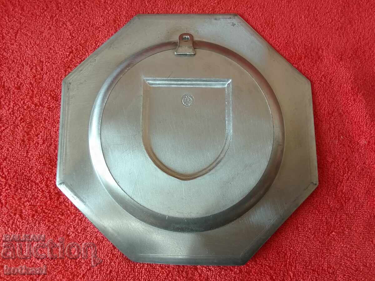 Solid metal plate wall panel marked Germany - 6 Solid metal plate wall panel marked Germany - 6