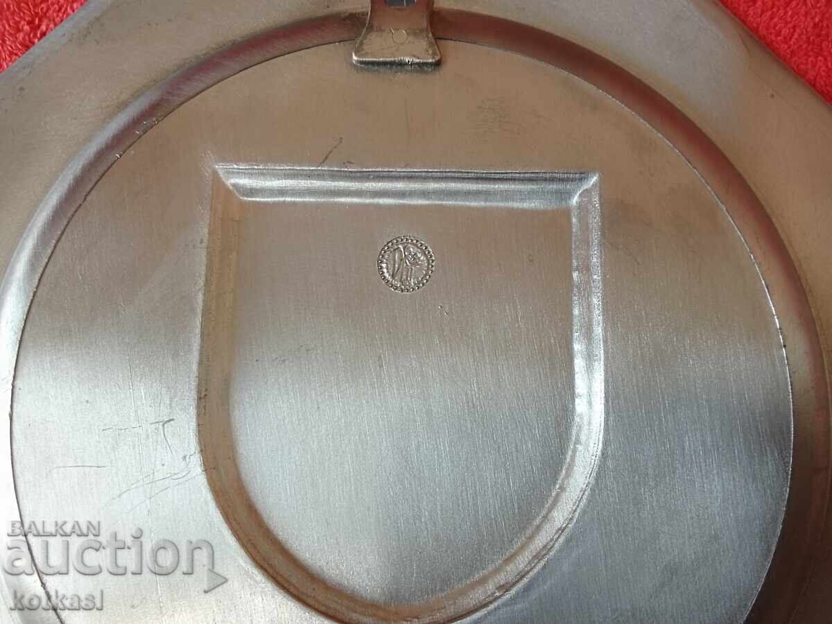 Solid metal plate wall panel marked Germany - 7 Solid metal plate wall panel marked Germany - 7