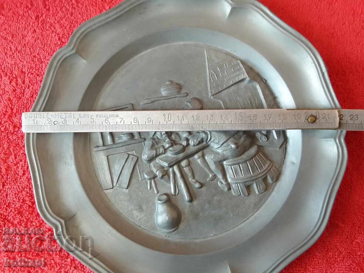 Δημοπρασία Παλιά μεταλλική πλάκα τοίχου Gastilnica Kamina Γερμανίας