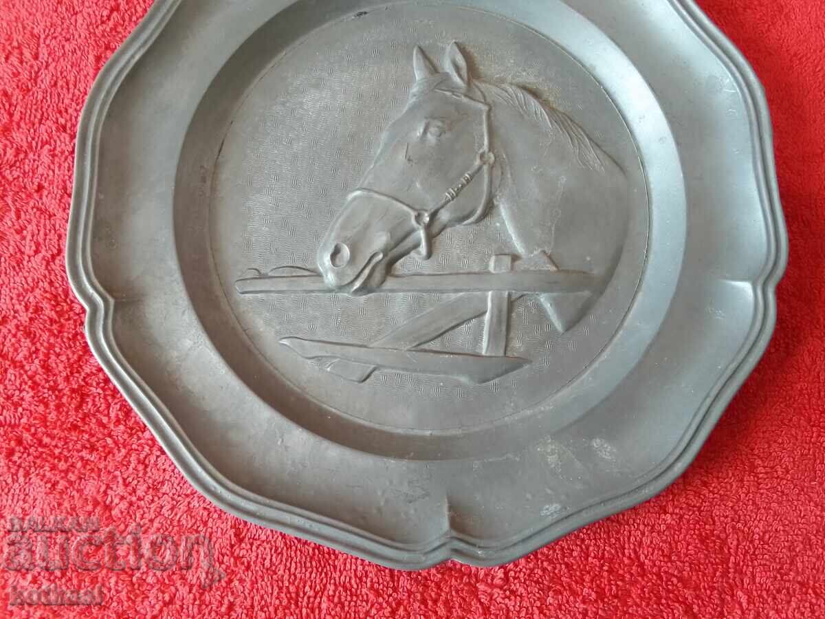 Old metal wall plate Kon Germany marked with price 21.00 BGN | € 10.74 Old metal wall plate Kon Germany marked with price 21.00 BGN | € 10.74