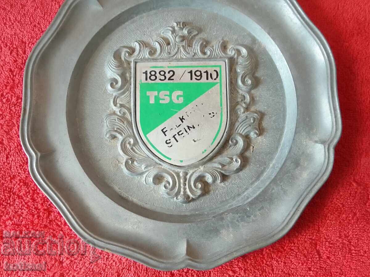 Old metal wall plate Germany marked with price 21.00 BGN | € 10.74 Old metal wall plate Germany marked with price 21.00 BGN | € 10.74
