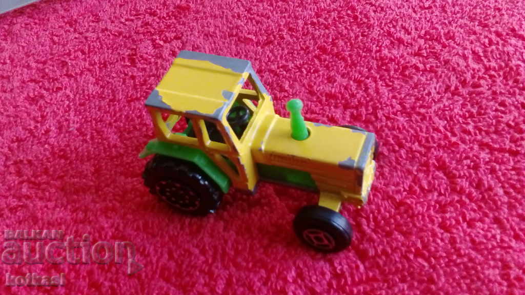 Old small metal Tractor 1/65 France Majorette - 7