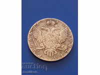 *$*Y*$* ΡΩΣΙΚΗ ΑΥΤΟΚΡΑΤΟΡΙΑ 1 ΡΟΥΒΛΙ 1757 - ΑΝΤΙΓΡΑΦΟ*$*Y*$*