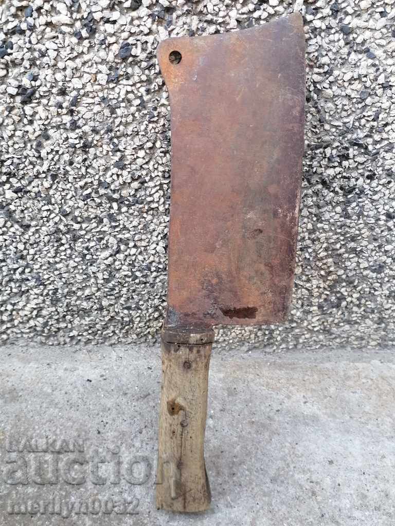 Old forged saber, ax, pole, knife, machete with price 48.00 BGN | € 24.54 Old forged saber, ax, pole, knife, machete with price 48.00 BGN | € 24.54