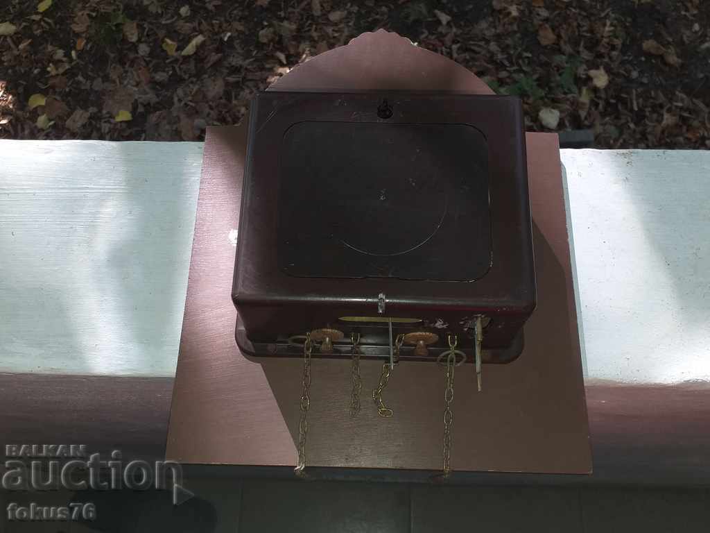 OLD GERMAN DESKTOP WALL CLOCK COLLECTOR'S with price 90.00 BGN | € 46.02