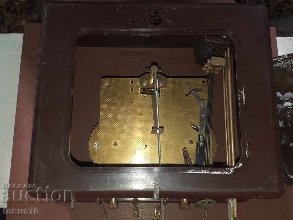 Auction  OLD GERMAN DESKTOP WALL CLOCK COLLECTOR'S