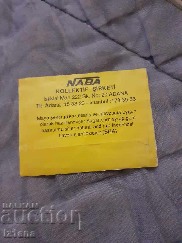 Old package of chocolate Turtles with price 5.00 BGN | € 2.56 Old package of chocolate Turtles with price 5.00 BGN | € 2.56