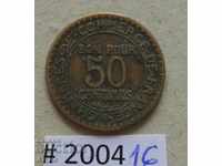 50 centimes 1923 Franța