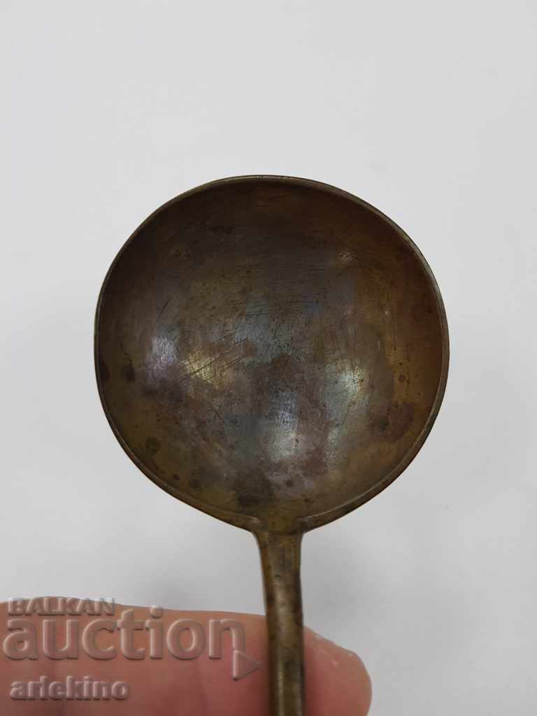 Old Russian royal bronze spoon with inscriptions 19-20 century - 7 Old Russian royal bronze spoon with inscriptions 19-20 century - 7