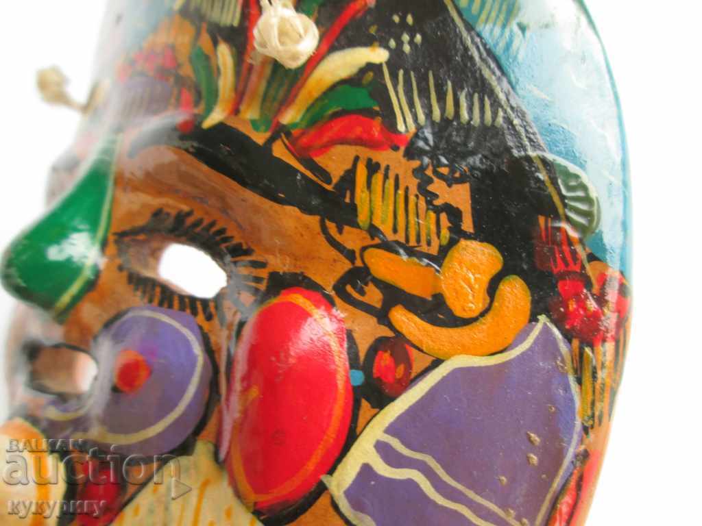 Small painted ceramic mask wall decoration - 5 Small painted ceramic mask wall decoration - 5