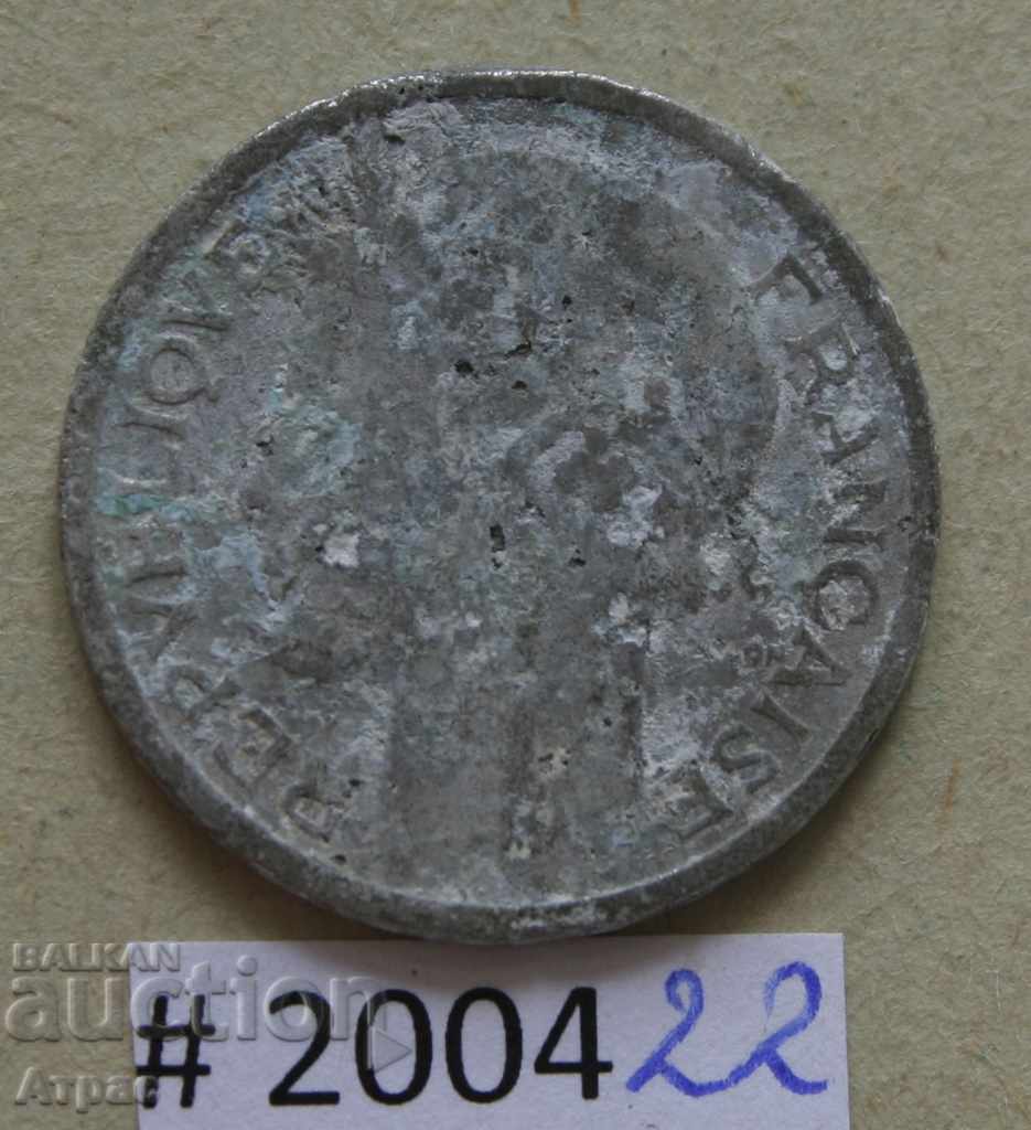 1 Franc 1945 France with price € 0.26 | 0.51 BGN