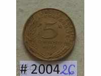 5 centimes 1966 Γαλλία