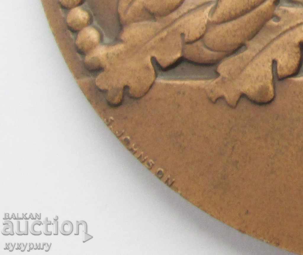 Auction Old Italian original bronze plastic plaque signed Auction Old Italian original bronze plastic plaque signed