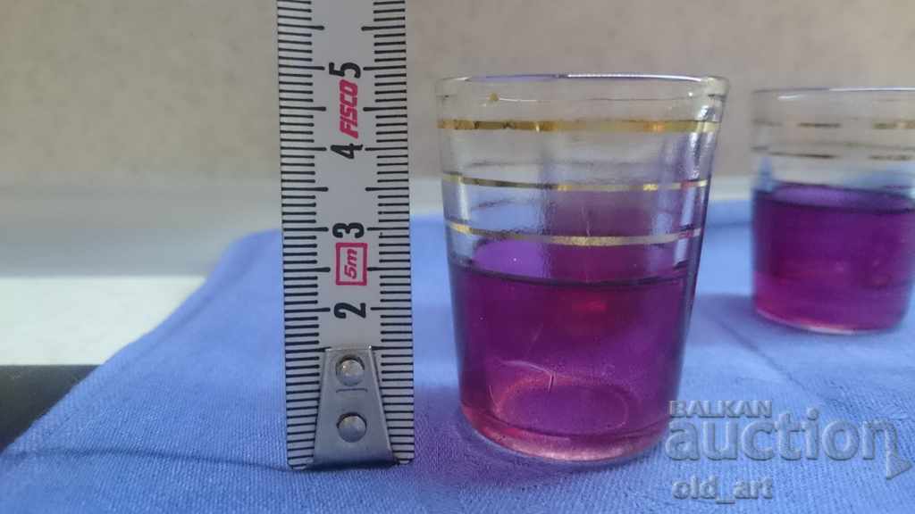 Old brandy cups with price 4.00 BGN | € 2.05 Old brandy cups with price 4.00 BGN | € 2.05