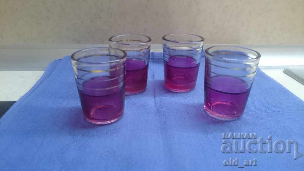 Old rakia glasses