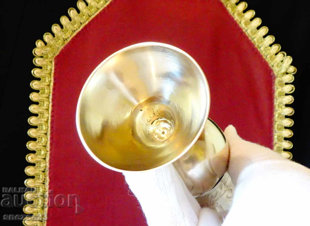 Bronze wine goblet, wine glass, masterpiece - 5 Bronze wine goblet, wine glass, masterpiece - 5