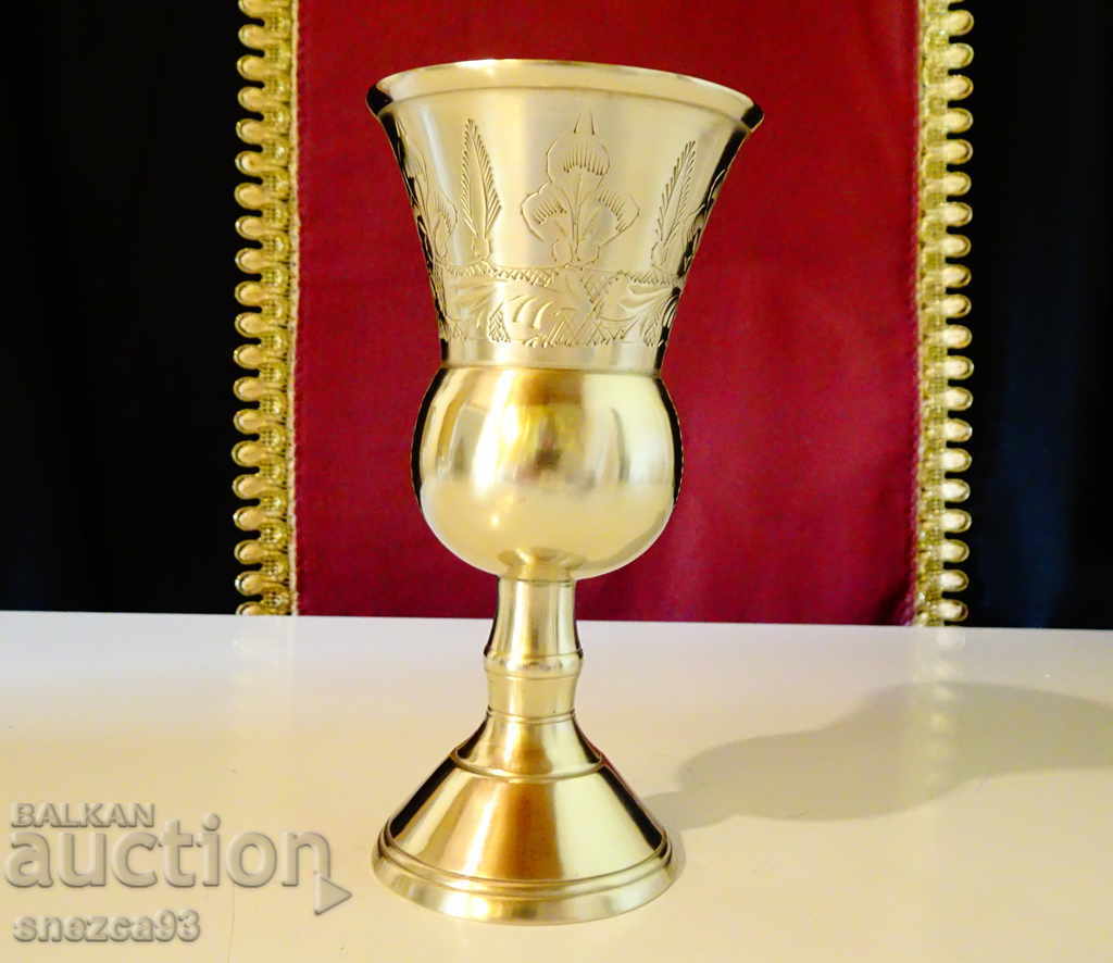 Bronze wine goblet, wine glass, masterpiece - 6 Bronze wine goblet, wine glass, masterpiece - 6