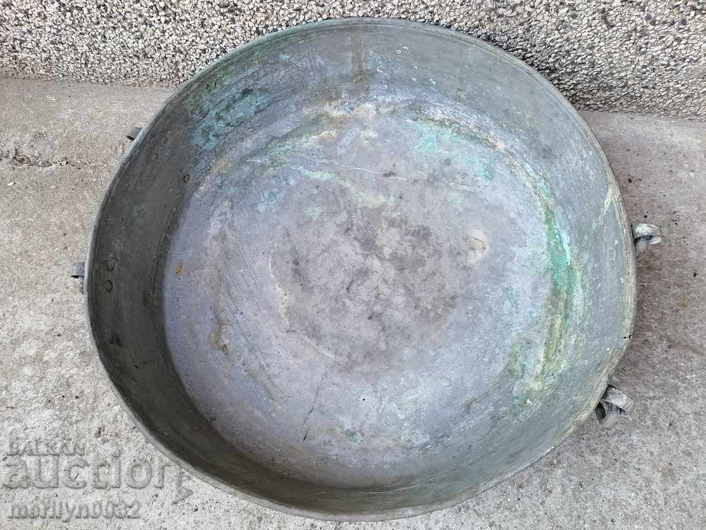 Auction Copper pan, copper pot, copper, saucer, copper, pan LARGE Auction Copper pan, copper pot, copper, saucer, copper, pan LARGE