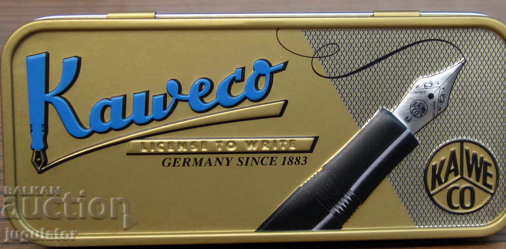 metal tin box KAWECO pen case with price 20.00 BGN | € 10.23 metal tin box KAWECO pen case with price 20.00 BGN | € 10.23