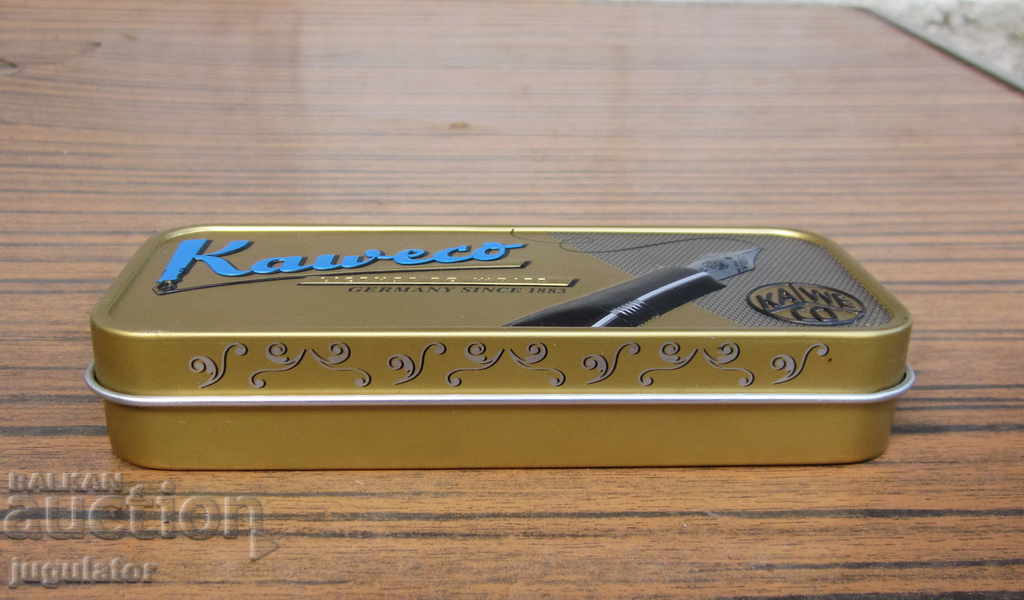 Auction metal tin box KAWECO pen case Auction metal tin box KAWECO pen case