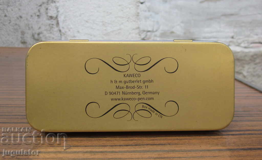 Delivery of metal tin box KAWECO pen case Delivery of metal tin box KAWECO pen case