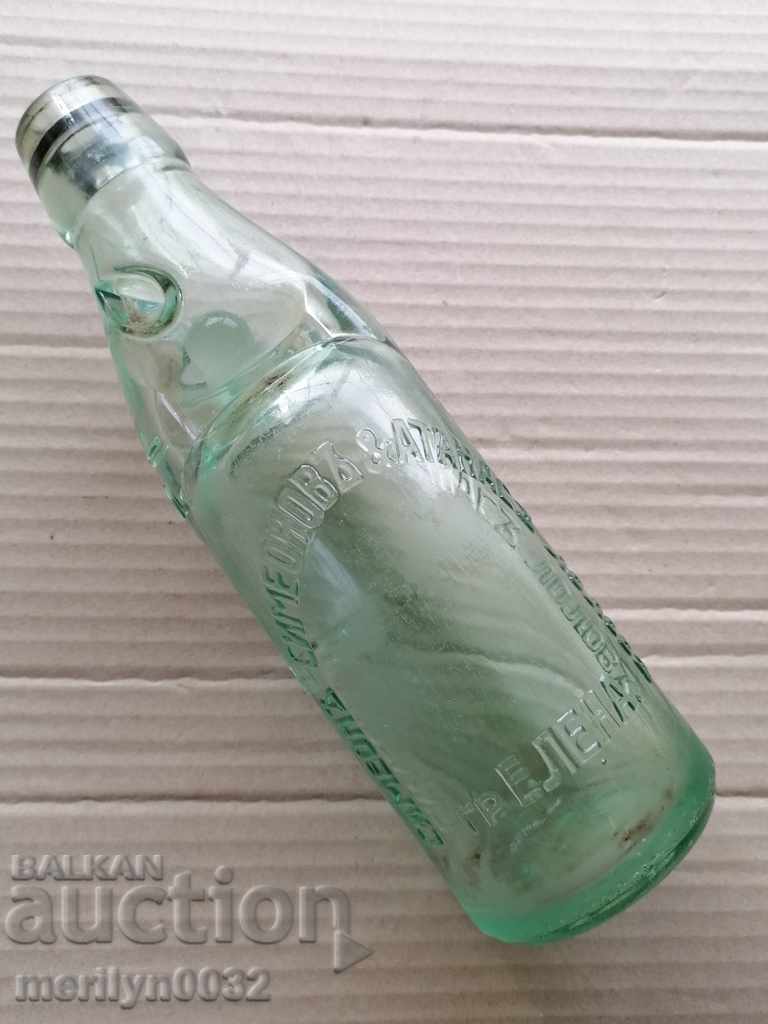 Бутилка с топче,соденче,шише от лимонада град Елена