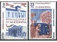 Чисти марки Стогодишнина Архитектура Религия  1982 от Андора