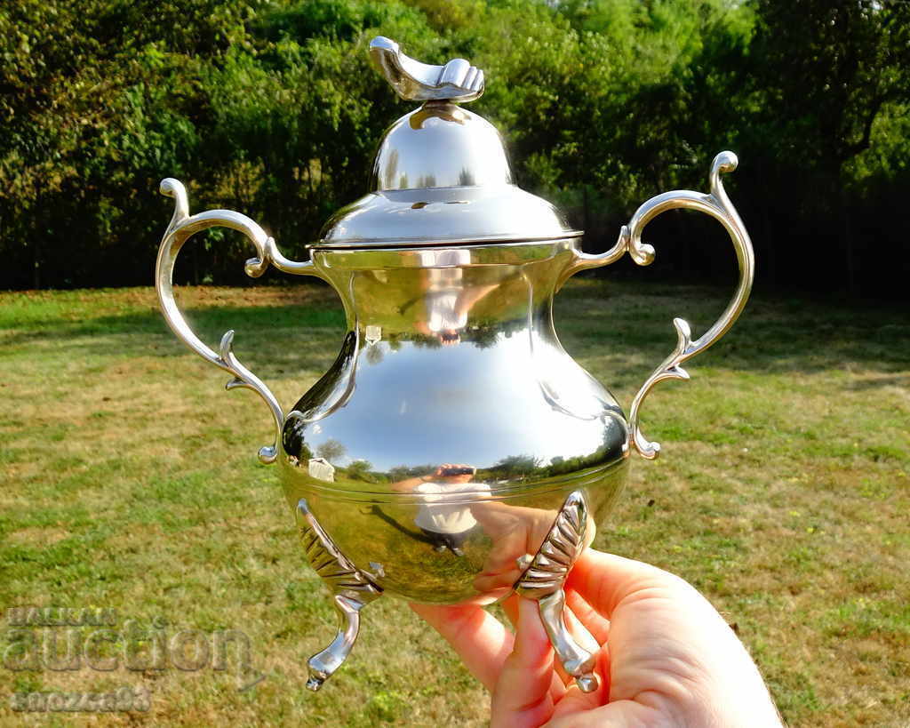 Bronze sugar bowl 850 ml, 790 g, Baroque with price 69.00 BGN | € 35.28 Bronze sugar bowl 850 ml, 790 g, Baroque with price 69.00 BGN | € 35.28