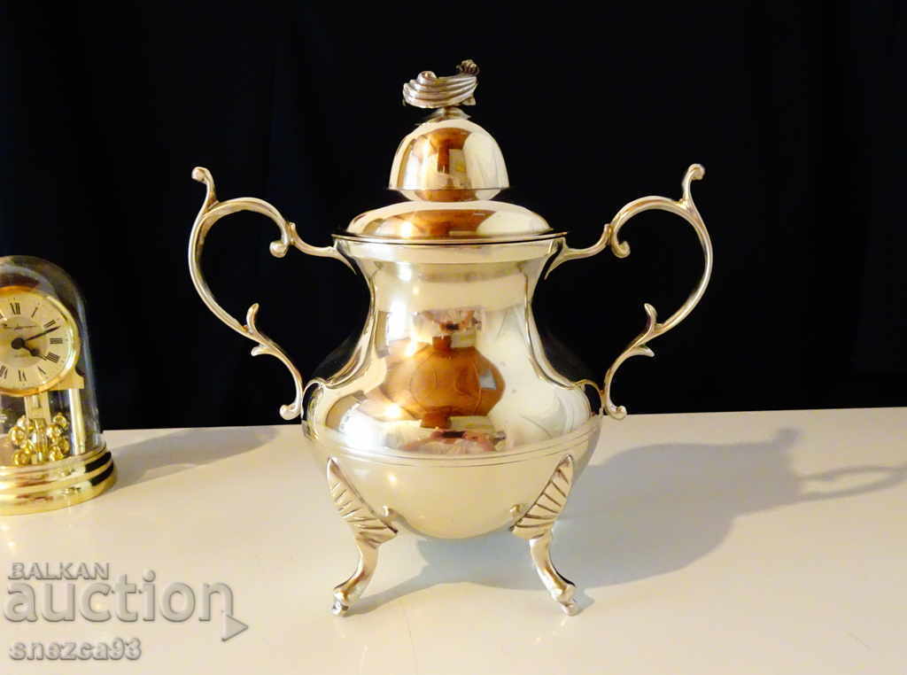 Bronze sugar bowl 850 ml, 790 g, Baroque - 5 Bronze sugar bowl 850 ml, 790 g, Baroque - 5