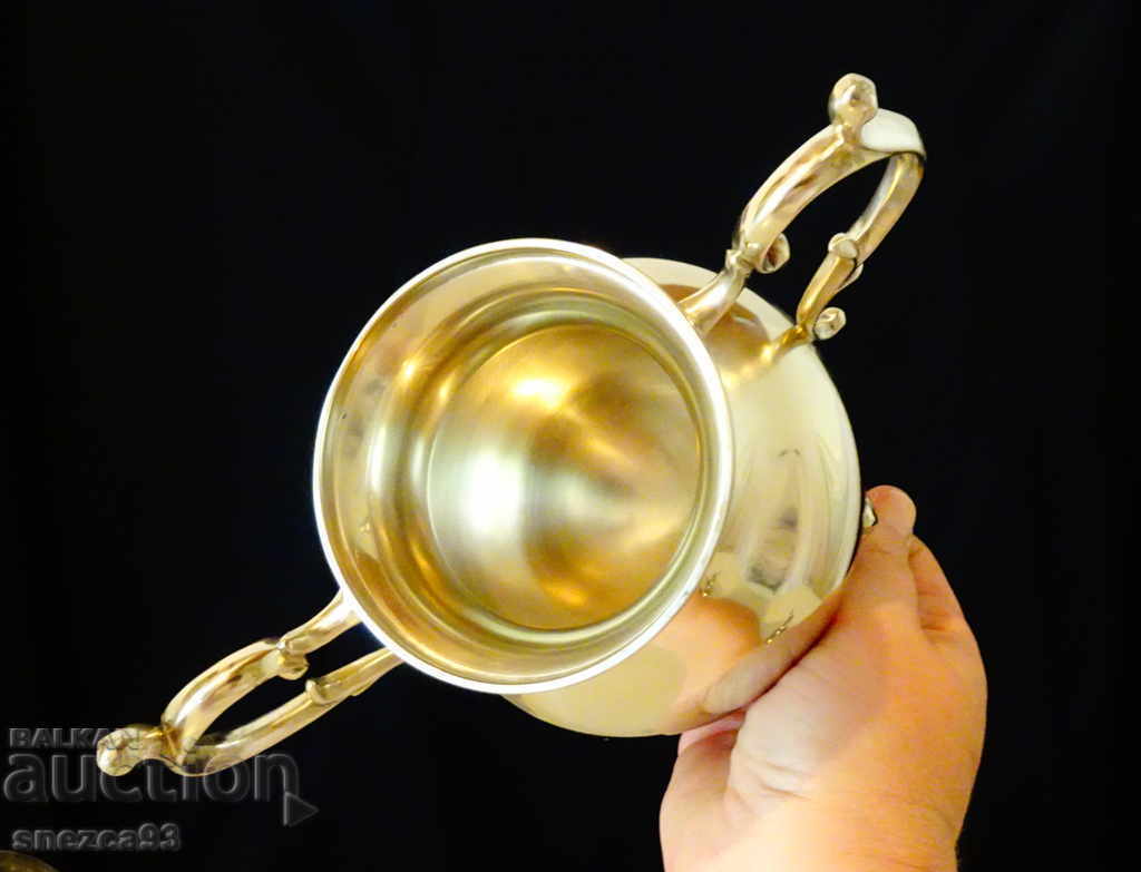 Bronze sugar bowl 850 ml, 790 g, Baroque - 7 Bronze sugar bowl 850 ml, 790 g, Baroque - 7