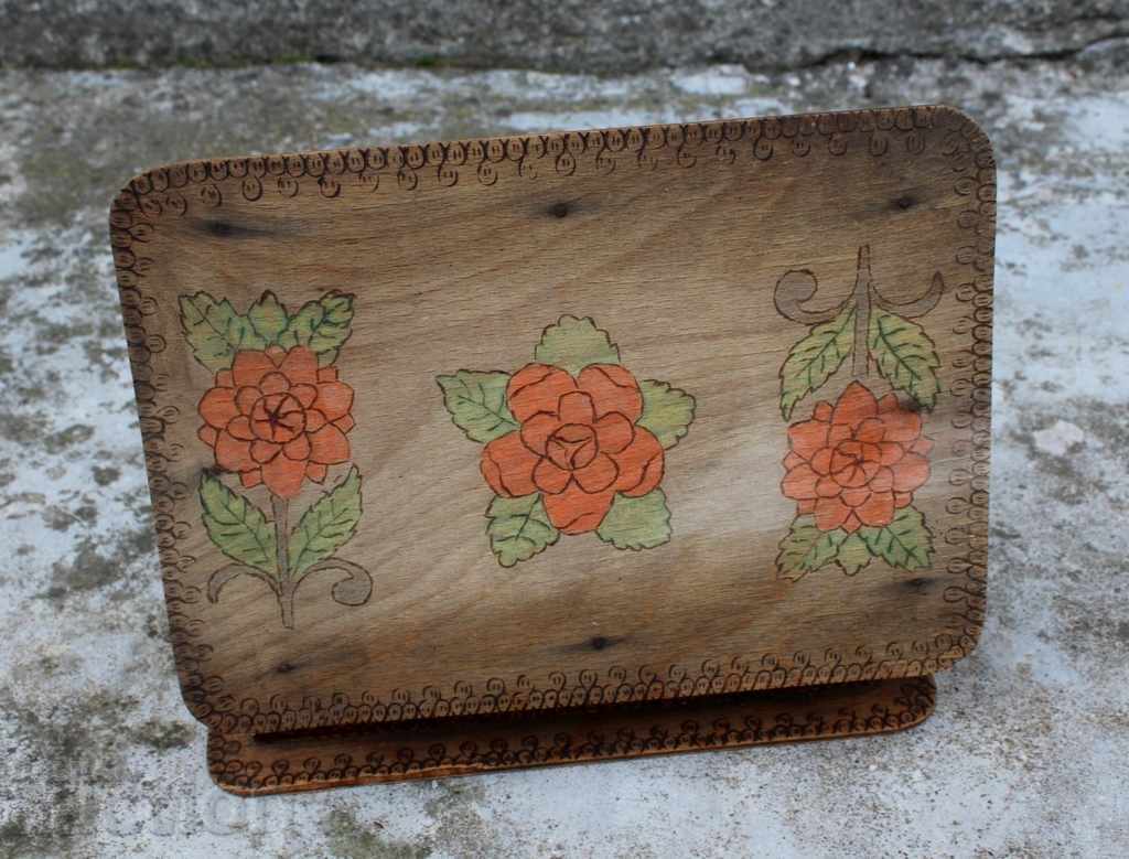 STAR WOOD PYROGRAPHIC BOX - 5 STAR WOOD PYROGRAPHIC BOX - 5