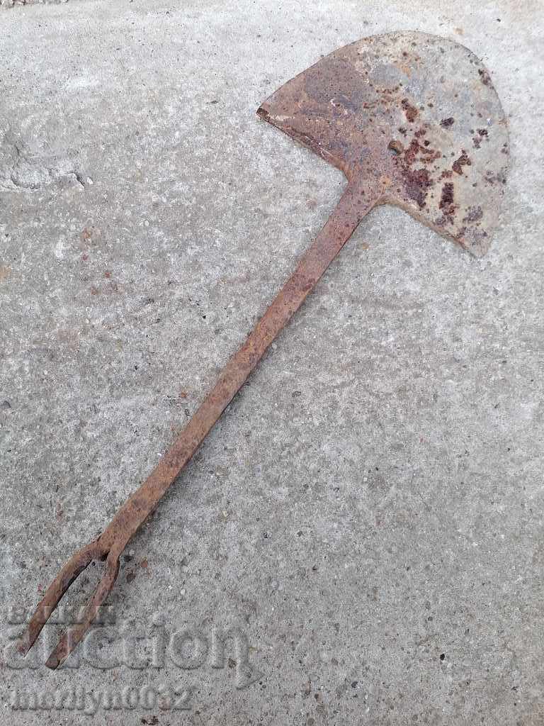 Hand forged lump from an old plow, wrought iron - 7 Hand forged lump from an old plow, wrought iron - 7