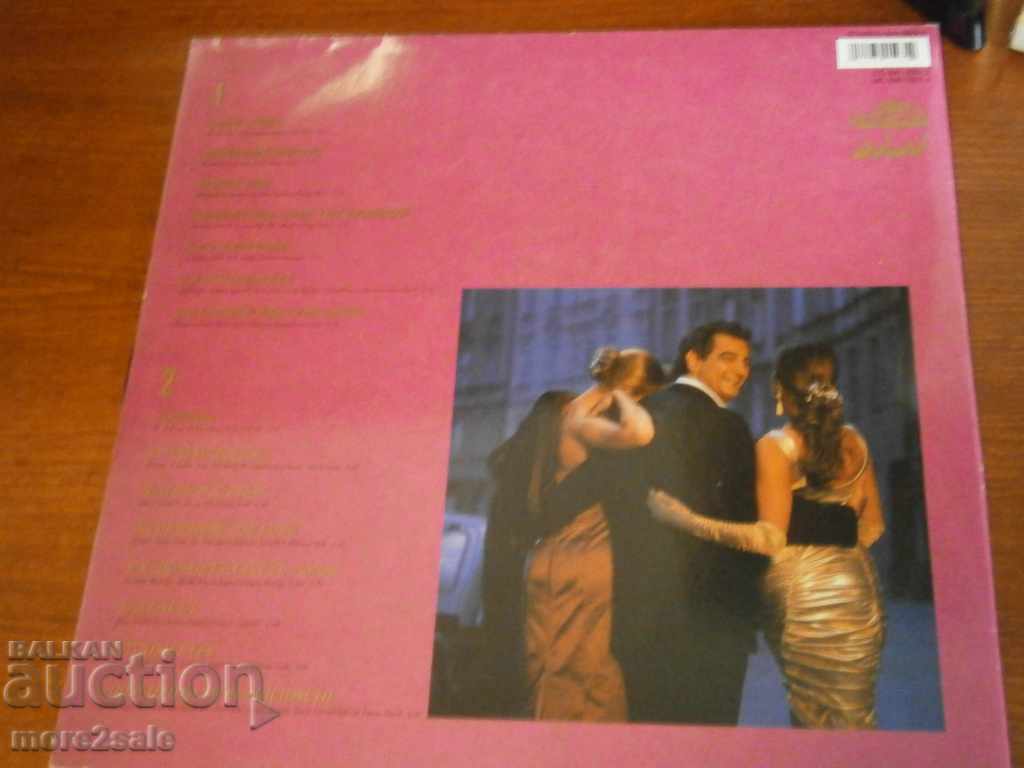 Auction PLACIDO DOMINGO - large plate - POLYGRAM - WEST GERMANY Auction PLACIDO DOMINGO - large plate - POLYGRAM - WEST GERMANY