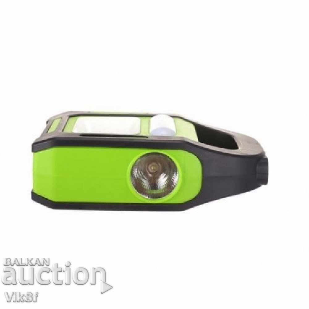 Delivery of Solar LED flashlight / floodlight with built-in battery 3 in 1