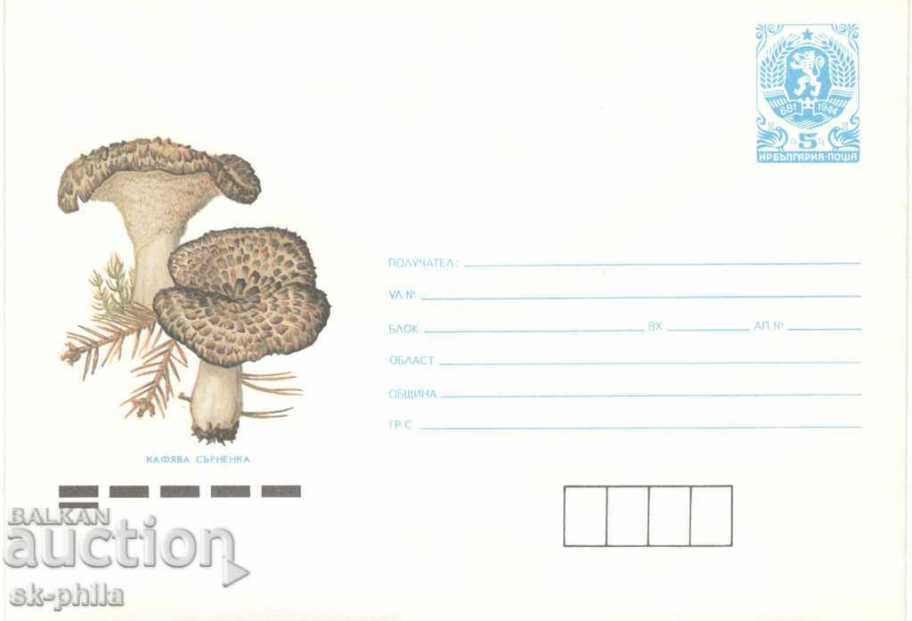 Envelope - Mushrooms - Brown roe deer