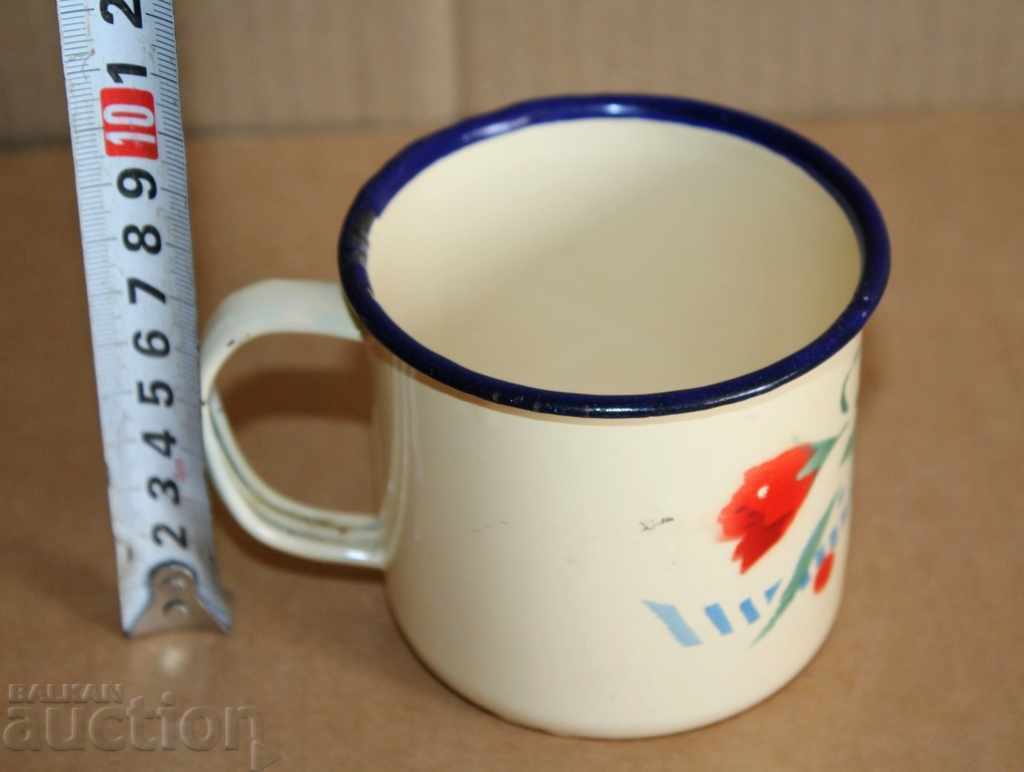 Auction SOC ENAMELED JUG CUP COURT WITH ENAMEL FROM SOCA NRB Auction SOC ENAMELED JUG CUP COURT WITH ENAMEL FROM SOCA NRB